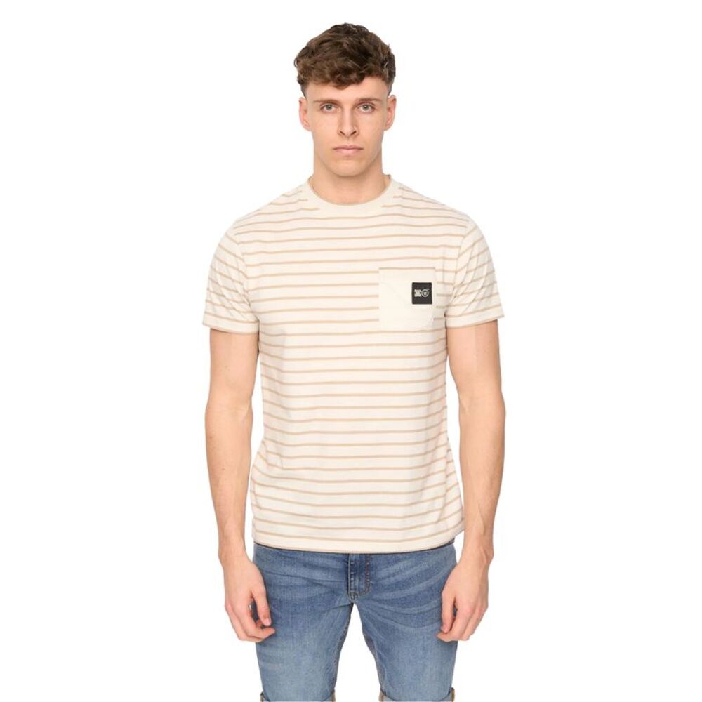 Duck and Cover Mens Danversity T-Shirt / Stone